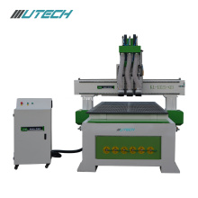 Three processes woodworking machine pneumatic cnc router